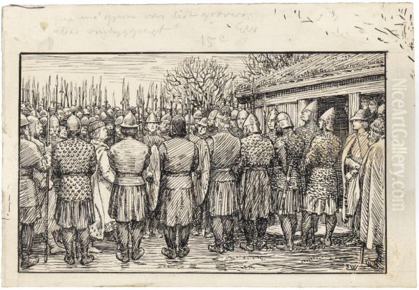 Drawing for Snorre Sturlason - view 1