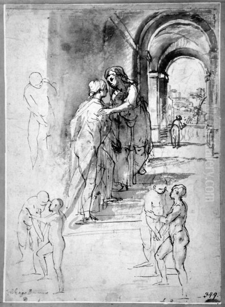 [...] Diverse nakna figurer (croquier) - view 1
