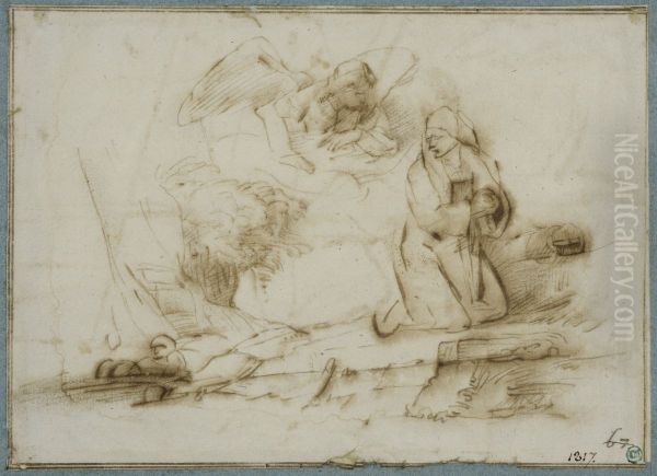 Angeln uppenbarar sig for Hagar - view 1