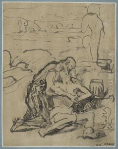Den barmhartige samariten by Rembrandt