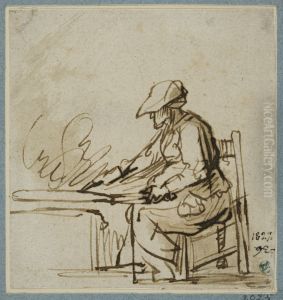Pannkaks-kvinnan by Rembrandt