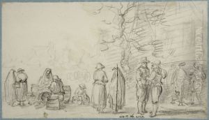 Gatumarknad by Francois Van Knibbergen