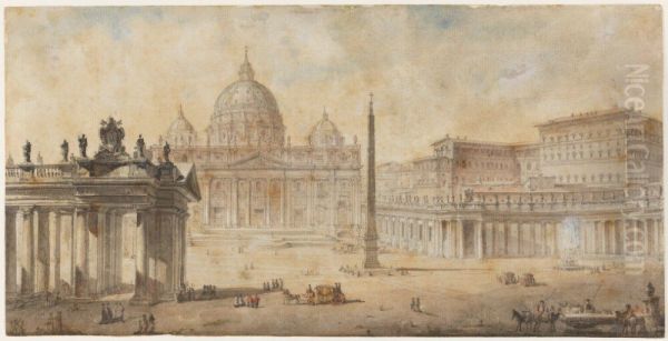 St. Peter's Square in Rome - view 1