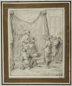 Kristus infor Herodes by Leonaert Bramer
