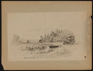 By a Lake by Gunnar Hallstrom