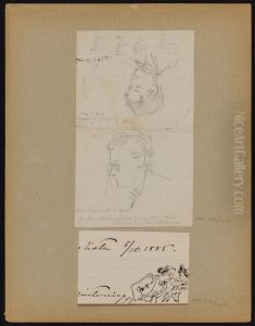 Presumed Portraits of Hampus Huldt and Georg Gothe Presumed Portraits of Hampus Huldt and Georg Gothe