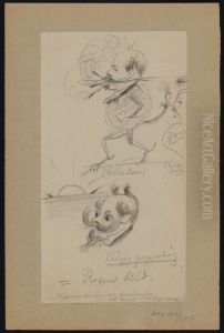 Caricatures of Georg von Rosen (1843-1923) and Frithiof Kjellberg (1835-1885) Caricatures of Georg von Rosen (1843-1923) and Frithiof Kjellberg (1835-1885)