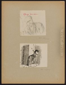 Albert Theodor Gellerstedt (1836-1914), curator, Nationalmuseum by Fritz Von Dardel