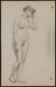 Nude Study by Leon Cogniet