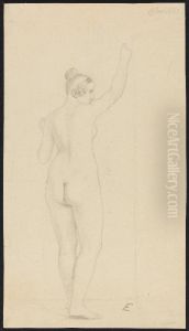 Nude study by Christoffer Wilhelm Eckersberg