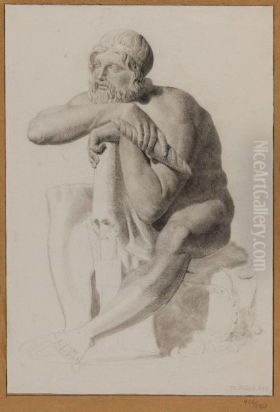 Zeus, sittande - view 1
