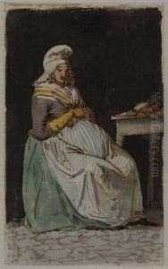 Fet, dansk piga by Nicolai Abildgaard