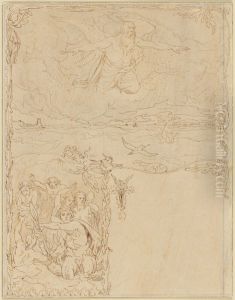 Hero and Leander by Lorenz Frolich