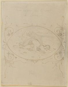 Hero and Leander by Lorenz Frolich