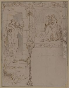 Hero och Leander by Lorenz Frolich