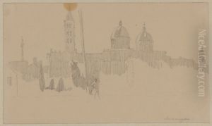 Stadsbild, Italien "Maria Maggiore" by Jorgen Roed