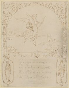 Hero and Leander by Lorenz Frolich