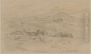 Berglandskap, Italien "Monte Cavo" by Jorgen Roed