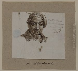 Mansportratt by Wilhelm Marstrand