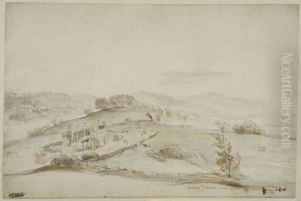 Landskap med vardshus, nara Rieti - view 1