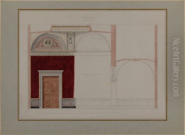 Section of wall, Rooms 71-92, Upper floor - view 1