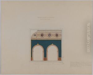 Nationalmuseum. Vaggsektion, sal 92, ovre vaningen by Friedrich August Stuler