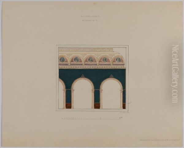 Nationalmuseum. Vaggsektion, sal 71, ovre vaningen - view 1