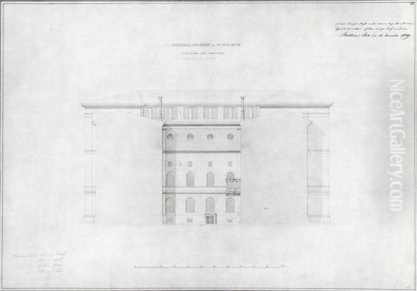 Nationalmuseum. Fasaden at norr - view 1