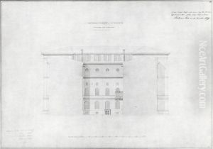 Nationalmuseum. Fasaden at norr