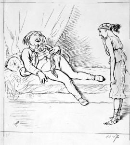 Den olyckliga Kleopatra by Adolf Oberlander