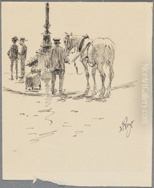 Street View with a Horse - view 1