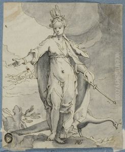 Juno by Abraham Bloemaert