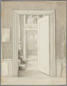 Interior from the Artist's Home at Charlottenborg Interior from the Artist's Home at Charlottenborg