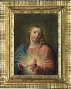 Christ Holding The Sacred Heart