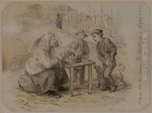 "Der skulle vare 2 skilling i byxfickan" by Lorenz Frolich