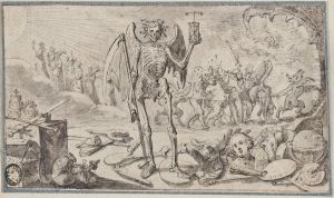 Vanitas med Doden och den yttersta domen by Philip Tideman