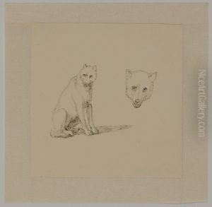 Hundstudier by Johan Lundbye