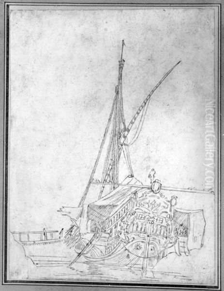 Stern View of a Galley - view 1