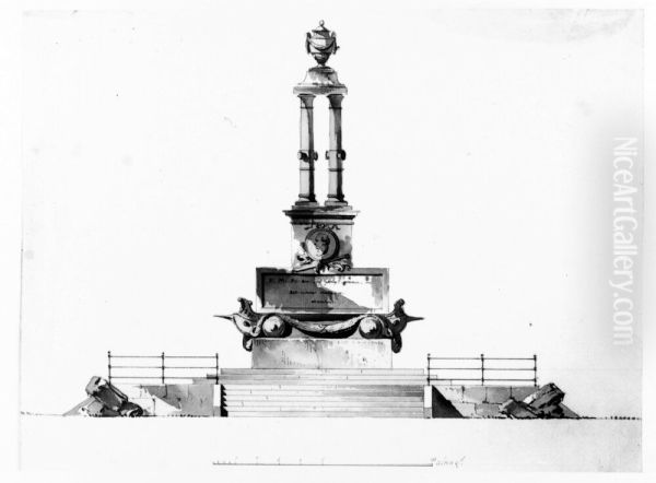 Forslag till gravmonument - view 1