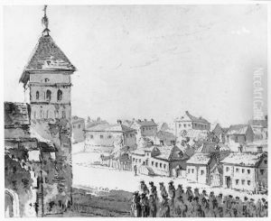 Uppsala den sk Bondkyrkan och trakten dar omkring