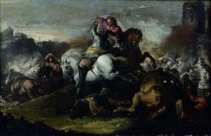 Choc De Cavalerie by Antonio Calza