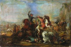 "batalla Contra Los Turcos" by Antonio Calza