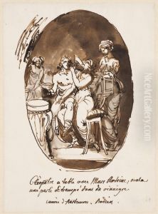 Kleopatra svaljer en parla by Johan Tobias Sergel
