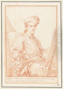 Self-portrait by Pier Leone Ghezzi