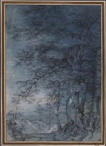 Landscape with a Group of Trees by a Sandy Road Landscape with a Group of Trees by a Sandy Road