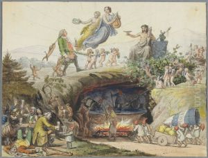 Apotheosis of Carl Michael Bellman by Wilhelm Marstrand