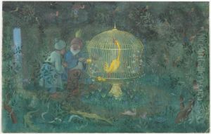 Kalifens guldfagel by Ivar Arosenius