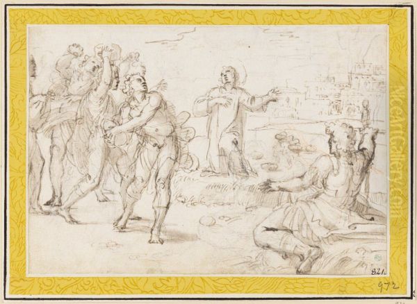 The martyrdom of St. Stephen - view 1