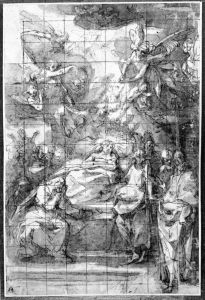 The death of the Virgin by Ventura Salimbeni