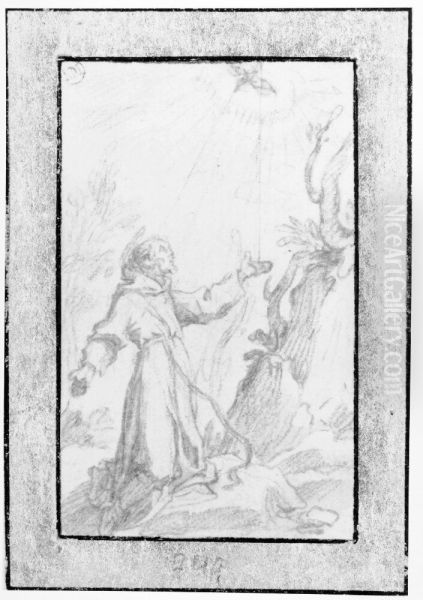 The stigmatisation of St. Francis - view 1